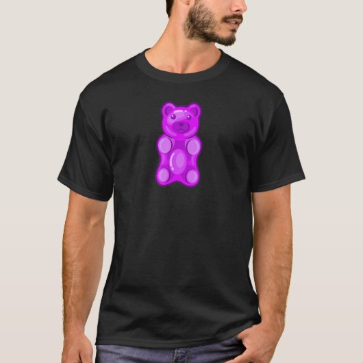 Purple Gummy Bear Candy Tシャツ (正面)