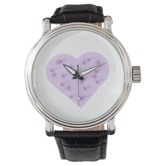 Purple Heart Aesthetic Watch  腕時計