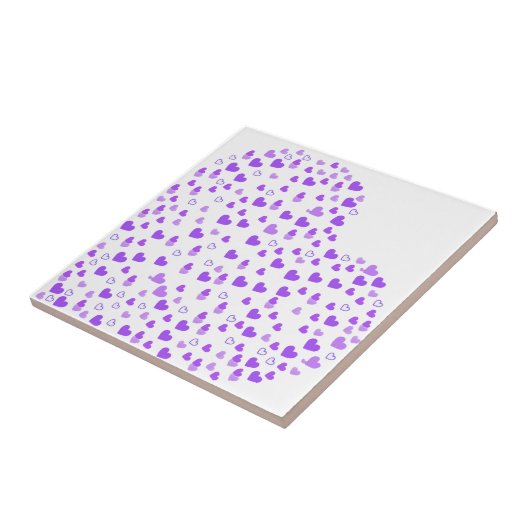 Purple Heart Cluster タイル (側面)