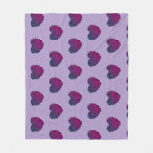 Purple Heart Fleece Blanket フリースブランケット (正面)