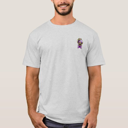 "PURPLE HEART QUOTE" Tシャツ (正面)