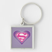 Purple Heart S-Shield キーホルダー (正面)