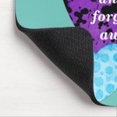 Purple heart vibrant red love マウスパッド (コーナー)