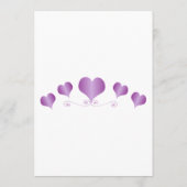 Purple Hearts Design Wedding メニュー (裏面)