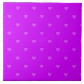 Purple hearts pattern タイル (正面)