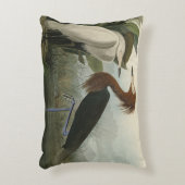 Purple Heron – アメリカのオードボンの鳥から アクセントクッション (正面(垂直))