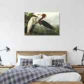 Purple Heron – アメリカのオードボンの鳥から キャンバスプリント (インサイチュ (寝室))