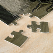 Purple Heron – アメリカのオードボンの鳥から ジグソーパズル (側面)