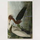 Purple Heron – アメリカのオードボンの鳥から ジグソーパズル (縦)