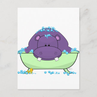 Purple_Hippo_Bath.png ポストカード