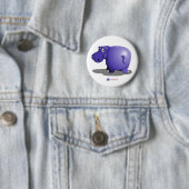 Purple Hippo Button 缶バッジ (インサイチュ)