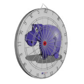 Purple Hippo Dart Board ダーツボード (正面左)