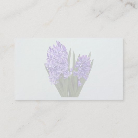 Purple Hyacinth Duo 名刺 (裏面)