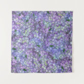 Purple hydrangea flowers タペストリー (正面)