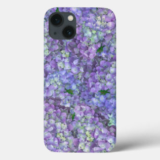 Purple hydrangea flowers iPhone 13ケース