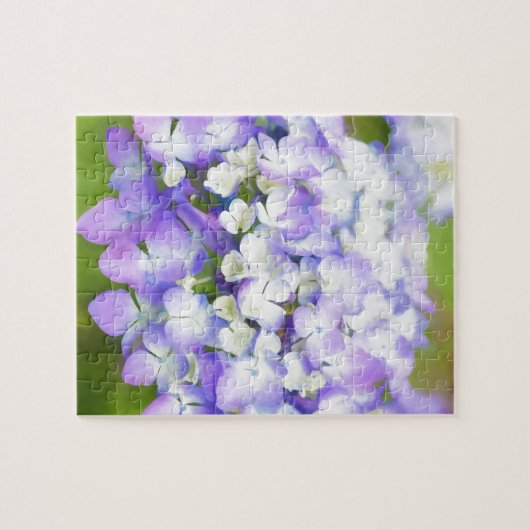 Purple hydrangea | greeting | mothersday | ジグソーパズル (横)