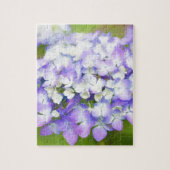 Purple hydrangea | greeting | mothersday | ジグソーパズル (縦)