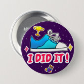 Purple I Did It 3"バッジ 缶バッジ (正面&裏面)