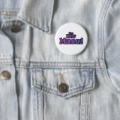 Purple I'm a NewママTシャツとギフト 缶バッジ (インサイチュ)