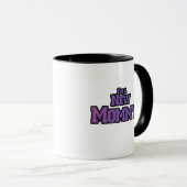 Purple I'm A New Mommy T-shirts and Gives マグカップ (正面右)