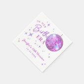 Purple In My誕生日時代の音楽 スタンダードカクテルナプキン (角)