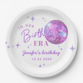 Purple In My誕生日時代の音楽 ペーパープレート (正面)