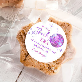 Purple In My誕生日時代の音楽 ラウンドシール