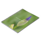 Purple Iris Flower (my photography) ノートブック (左側)