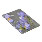 Purple Iris Flowers (my photography) ノートブック (右側)