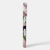 Purple Iris iPhone Case Elegant Stained Glass Case-Mate iPhoneケース (裏面 / 右)