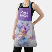 Purple Iris Irises Floral Flower Christmas エプロン (インサイチュ)