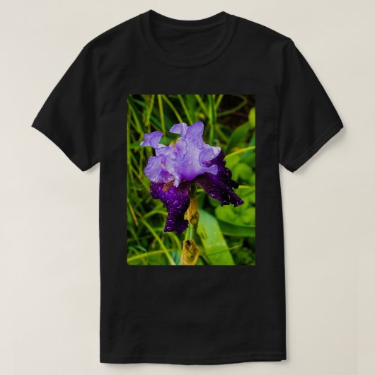 Purple Iris Tシャツ (デザイン正面)