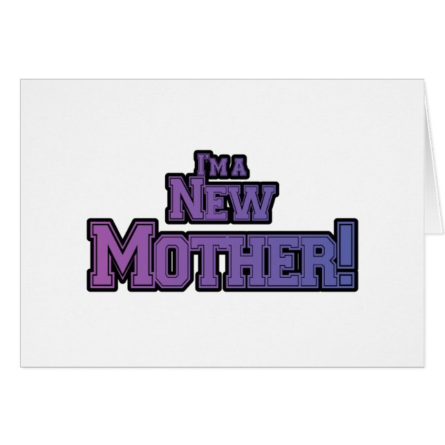Purple I's a New Mother Tシャツとギフト (正面横)