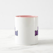 Purple I's a New Mother Tシャツとギフト ツートーンマグカップ (中央)