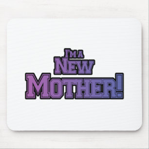 Purple I's a New Mother Tシャツとギフト マウスパッド