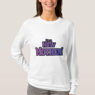 Purple I's a New Mother Tシャツとギフト Tシャツ