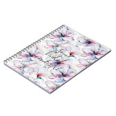 Purple Island Flowers ノートブック (左側)