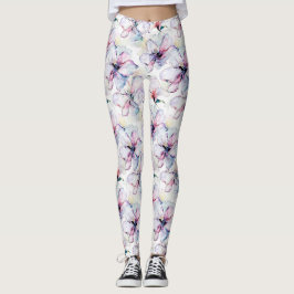 Purple Island Flowers レギンス