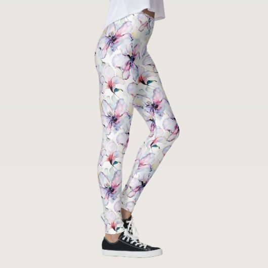 Purple Island Flowers レギンス (右)