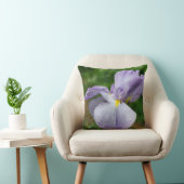 Purple Japanese Iris Flower Unfolding   クッション (椅子)