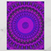 Purple Kaleidoscope Bulk Scrapbook Paper Pages チラシ (裏面)