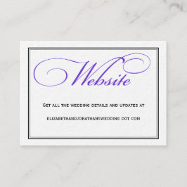 Purple Kashikalの結婚Webサイト情報 エンクロージャーカード