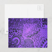 Purple Lace ポストカード (正面/裏面)