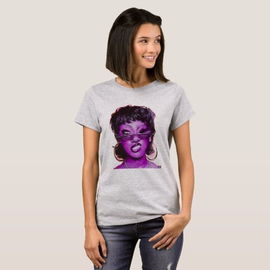 Purple Lady Tシャツ (正面フル)