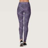 Purple Lattice Leggings レギンス (裏面)