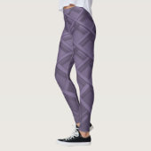 Purple Lattice Leggings レギンス (左)
