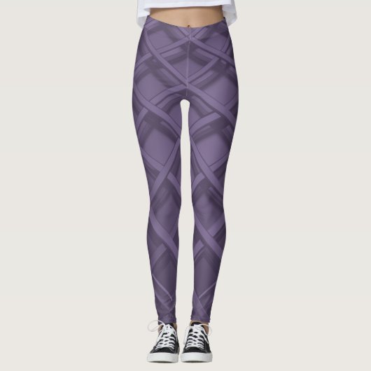 Purple Lattice Leggings レギンス (正面)