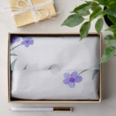 Purple Lavender Floral Botanical All-In-One Foil W 薄葉紙 (ギフト)