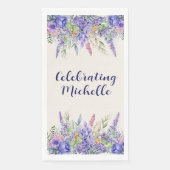 Purple Lavender Floral Garden Party Name (正面)