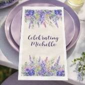 Purple Lavender Floral Garden Party Name